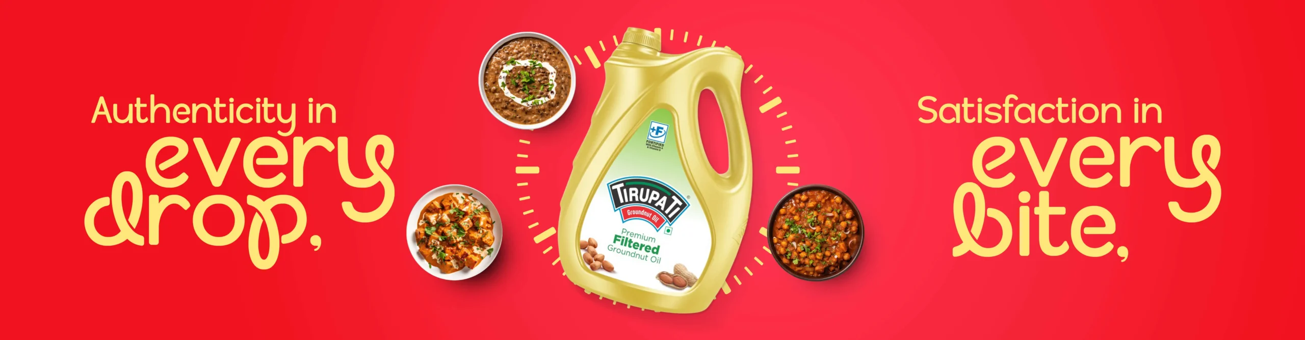 Groundnut oil banner