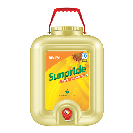 Refined Sunflower Oil 15 Ltr Tap Jar