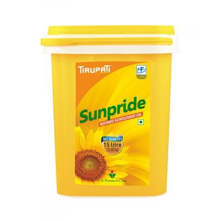 Refined Sunflower Oil 15 Ltr Bucket Jar